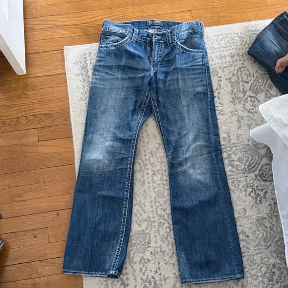 Silver men’s jeans. - Picture 2 of 4